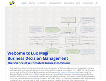 Tablet Screenshot of luxmagi.com